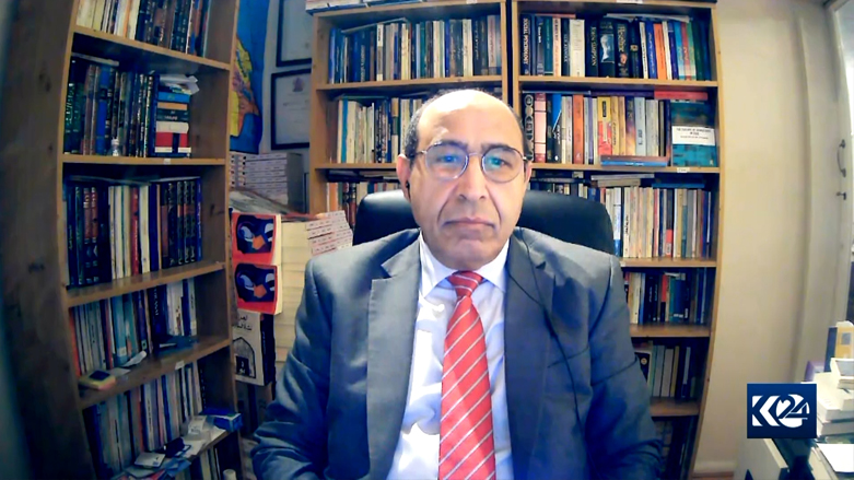 Hamid Alkifaey, Iraqi writer, researcher, and journalist. Dec. 1, 2022. (Photo: Screen-grab image of his interview on Kurdistan 24)